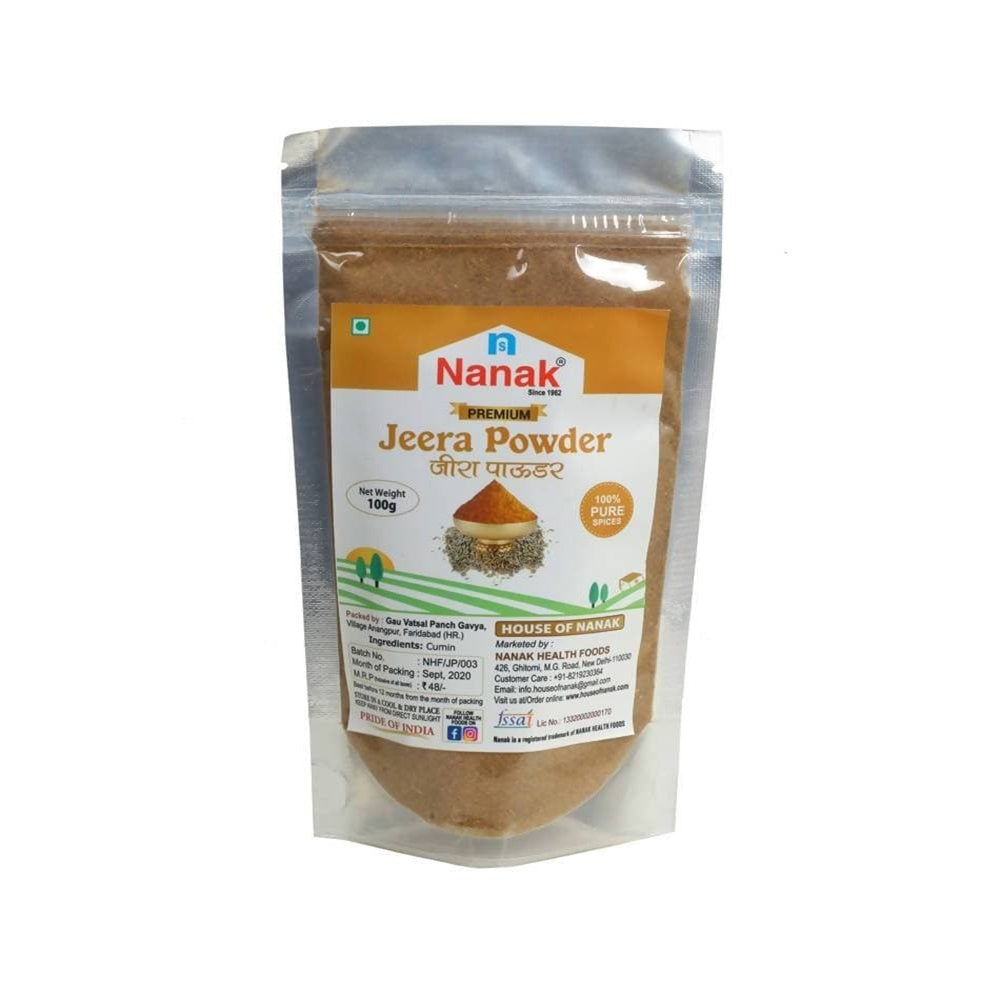 Nanak Premium Cumin (Jeera) Powder,100g - Swadesiicart