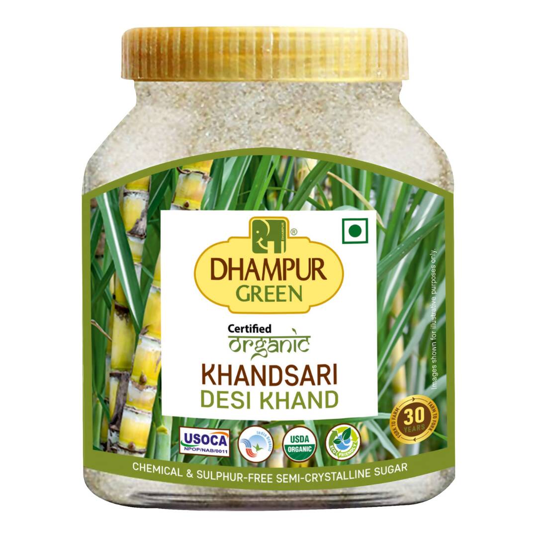 Dhampur Green Desi Khand Khandsari Sugar | Swadesiicart