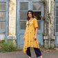 Zibaa Muslin Golden Beige Chikankari Co-ord Set - Swadesiicart