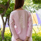 Zibaa Modal Pink Chikankari Kurti - Swadesiicart
