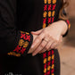 Zibaa Luxury Rayon Black Chikankari Kurta Set - Swadesiicart