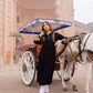 Zibaa Luxury Rayon Black Chikankari Kurta with Hand Jaal - Swadesiicart