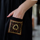 Zibaa Black & Gold Rayon Chikankari Kurta - Swadesiicart