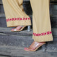 Zibaa Beige Rayon Chikankari Co-ord Set - Swadesiicart