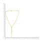 Beaded Pearl Drop One-Sided Layered Necklace - Ruby Raang