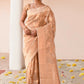 Joban Fashion Gold Banarasi Tissue Saree | Swadesiicart
