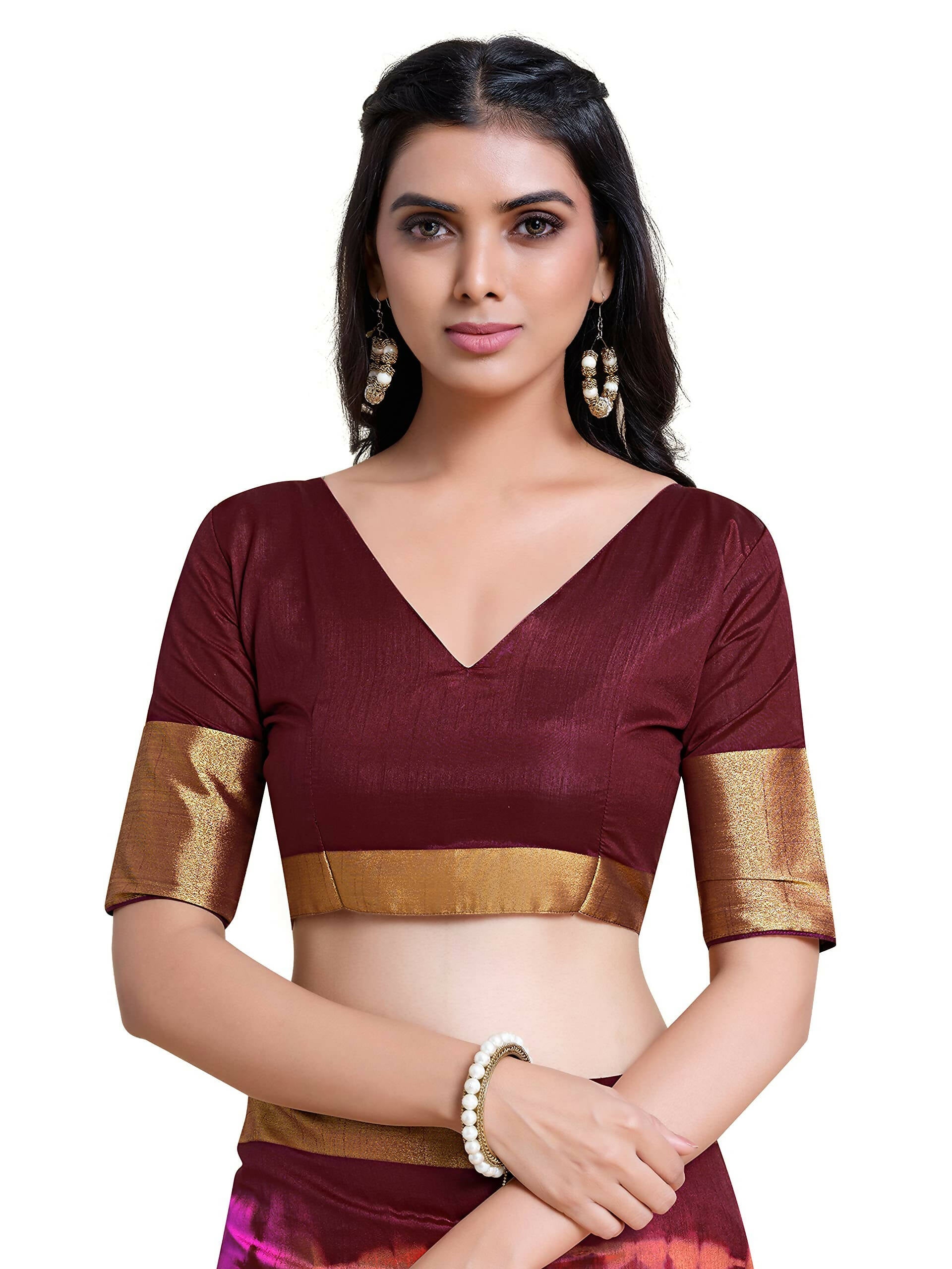 Mimosa Women's Banarasi Silk Multicolor Saree | Swadesiicart
