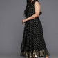 Ahalyaa Women's Traditional wear Ethnic Dress - Black | Swadesiicart