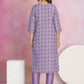 Ethnic Festive Wear Viscose Chanderi Purple Stitched Suit With Dupatta - Tanisha | Swadesiicart
