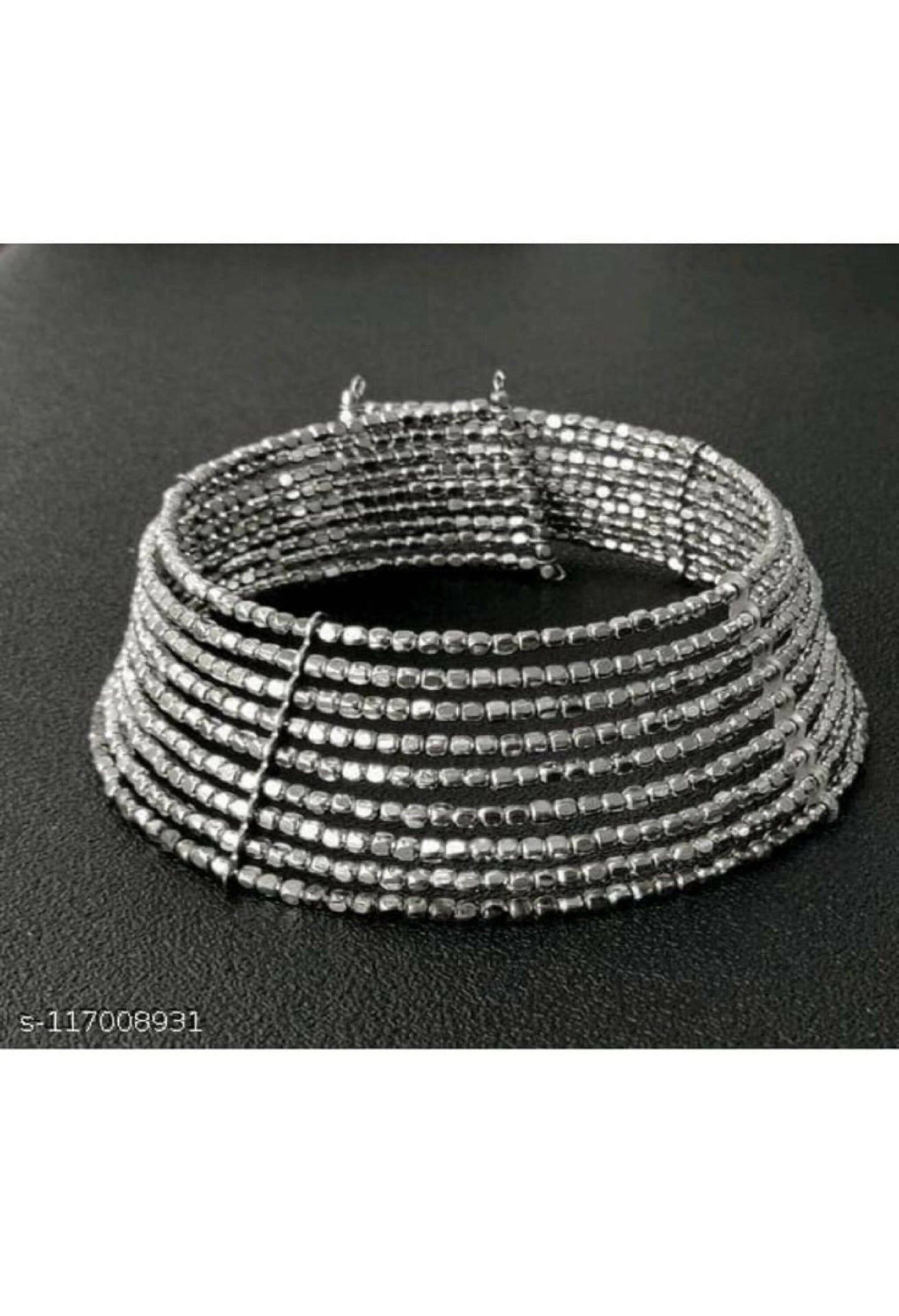 Mominos Fashion Joharkamal Oxidised Beaded work Hasli Design Choker For Women & Girls | Swadesiicart