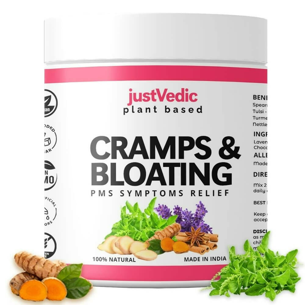 Just Vedic Cramps & Bloating Drink Mix - Teacurry