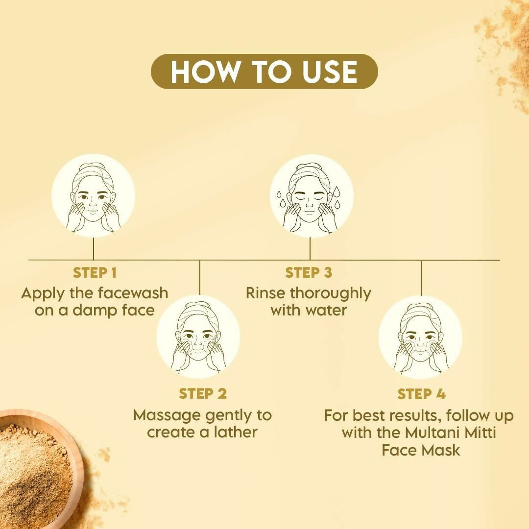 Clensta Multani Mitti Face Wash - Swadesiicart