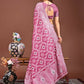 Shree Shyam Fashion Pankhuri Pink Linen Cotton Saree