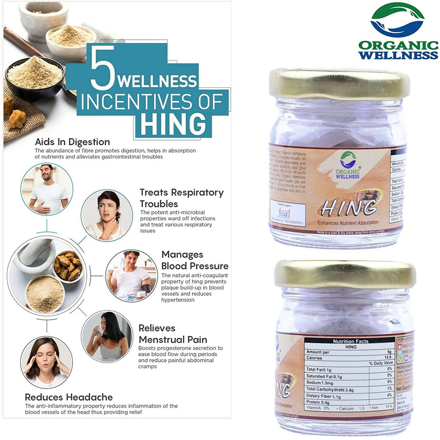 Organic Wellness Hing - Swadesiicart