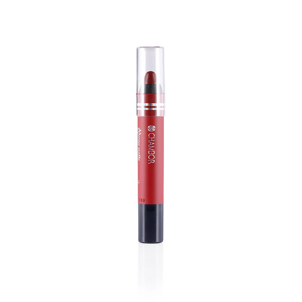 Chambor 12 Atomic Red Extreme Matte Long Wear Lip Colour - Swadesiicart