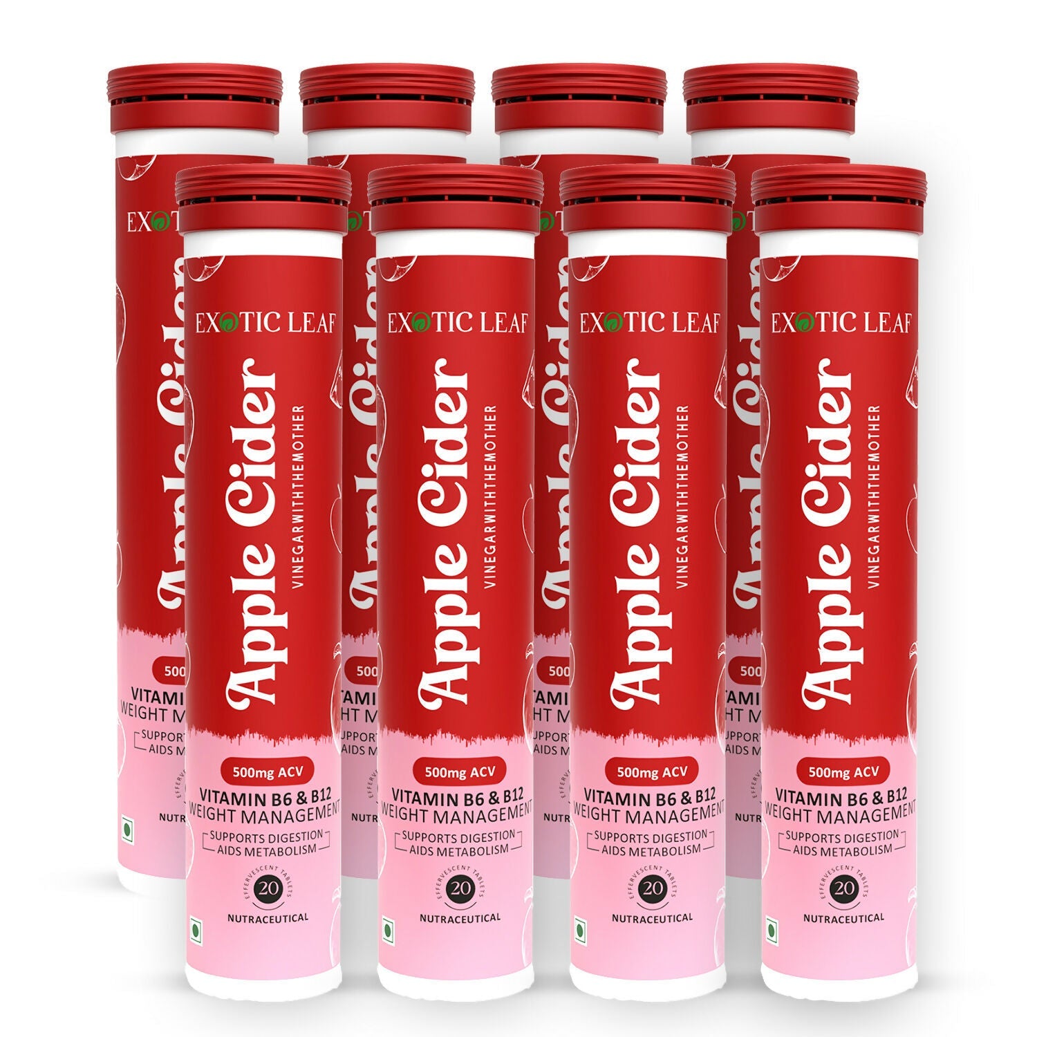 Exotic Leaf Apple Cider Vinegar Tablets - Swadesiicart