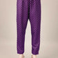 Jyoti Fashion Women's Purple Rayon Print with Embroidery & Fancy Lace Work Kurta with Trouser & Dupatta | Swadesiicart