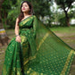 Exclusive Collection Green Beautiful Cotton Silk Saree - Swadesiicart