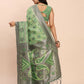 Shree Shyam Fashion Linen Cotton Green Saree