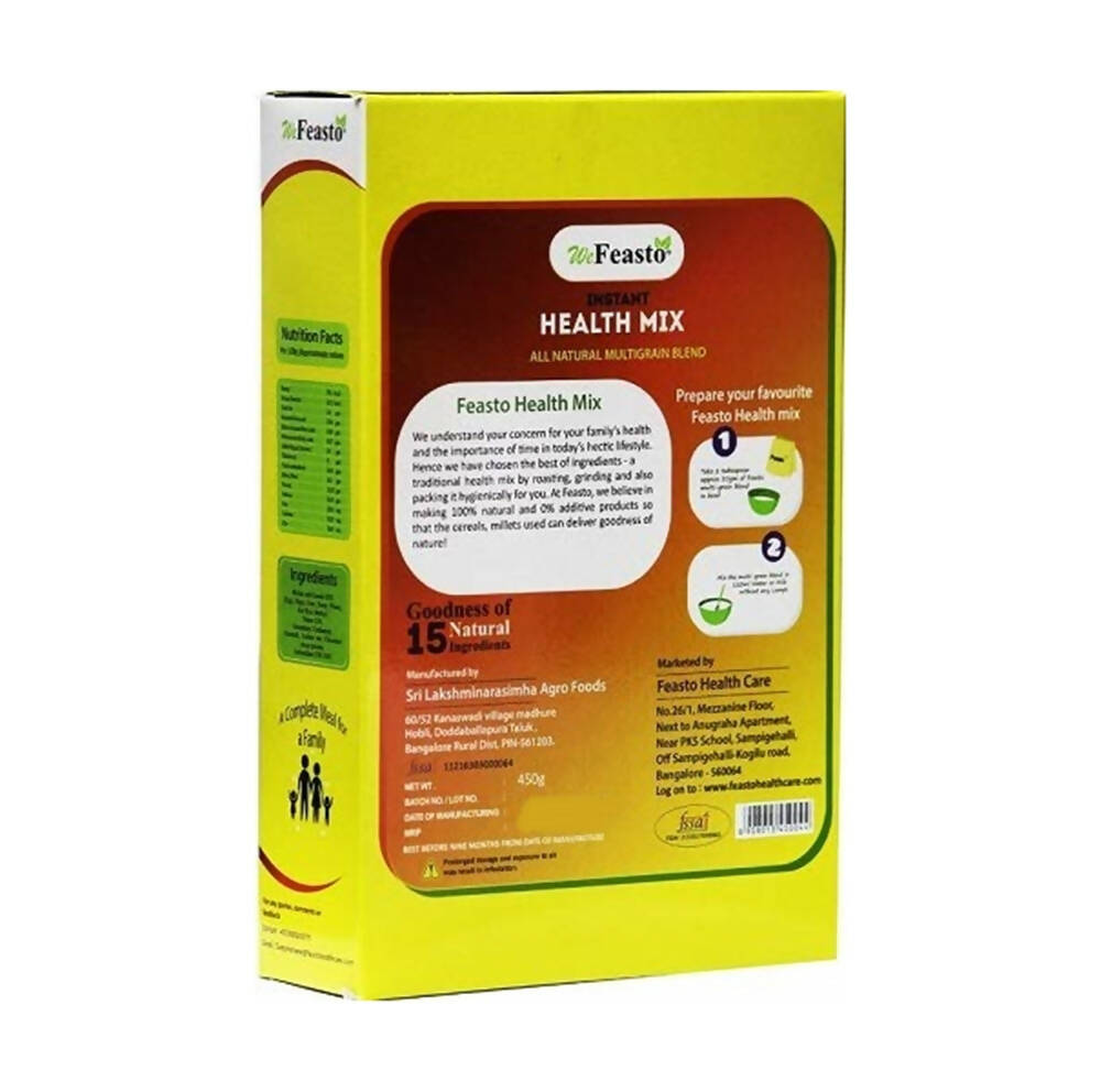 Wefeasto Instant Health Mix Chocolate Flavor - Swadesiicart