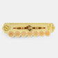 NVR Women & Men Set of 2 Gold Artificial beads Bhaiya Bhabhi Rakhi With Roli Chawal & Chocolate | Swadesiicart