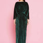 Women Republic Green Velvet Hand Embellished Gown | Swadesiicart