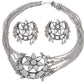 Mominos Fashion Silver color Necklace with Mirror work Mangalsutra - Mominos Fashion
