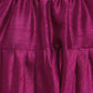 Ahalyaa Purple Poly Silk Solid Kids Kurta Churidar Set For Boys | Swadesiicart