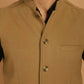 Even Apparels Pure Wool Nehru Jacket - Beige | Swadesiicart