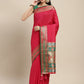 Shree Shyam Fashion Silk Blend Maroon Saree