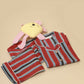 Breathables Kids Cotton Night Suit – Red Stripes Shirt & Pyjama Co-Ord Set For Boys & Girls