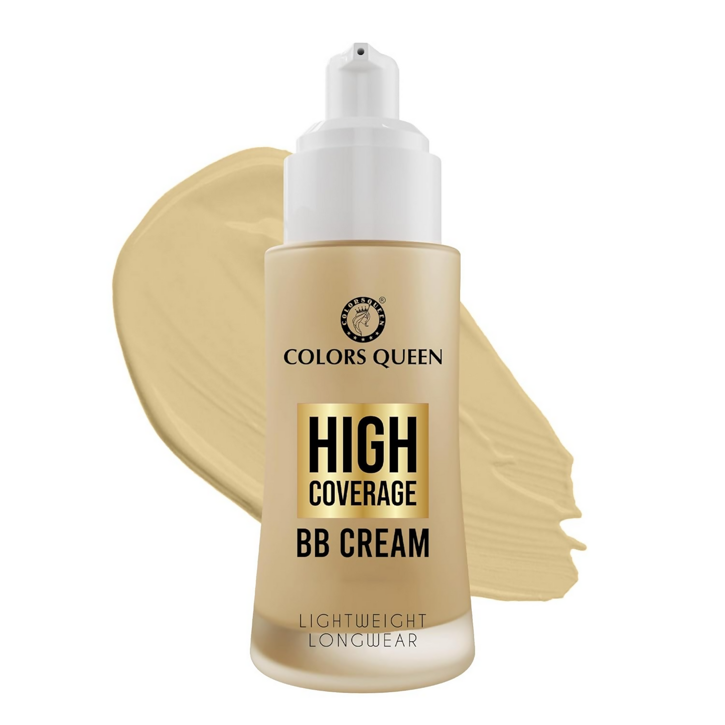 Colors Queen High Coverage BB Cream Foundation - Natural Beige | Swadesiicart