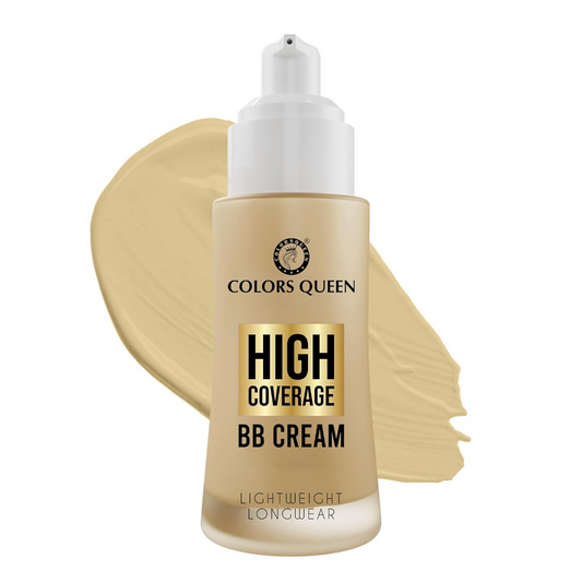 Colors Queen High Coverage BB Cream Foundation - Natural Beige | Swadesiicart
