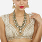 Jewel City Gold-Plated Kundan Bridal Necklace Set with Pastel Beads – Traditional Indian Wedding Jewelry for Women | Swadesiicart