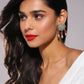 Diamond & Semi Precious Stone Earrings- Ruby Raang | Swadesiicart
