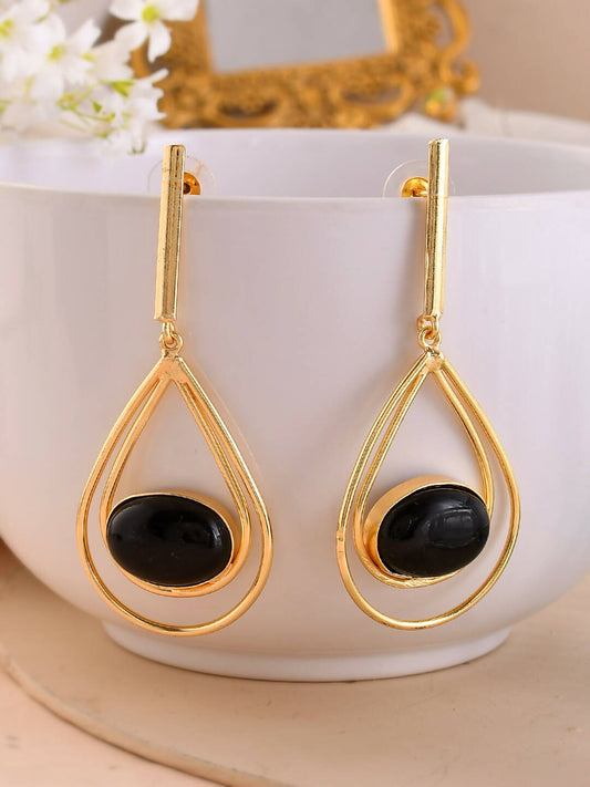 VOJ Women Gold Color stainless steel Earrings - VOJ (Valley Of Jewellery)