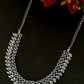 NVR Women Silver-Plated Oxidised Necklace | Swadesiicart
