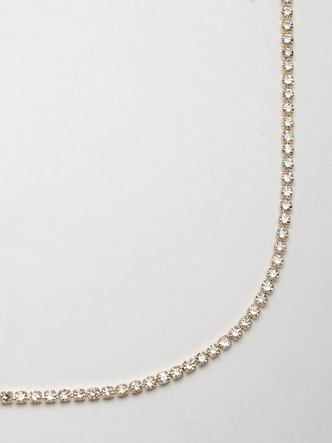 NVR Women's Gold-Polished AD-Studded Kamarbandh Waist Chain | Swadesiicart