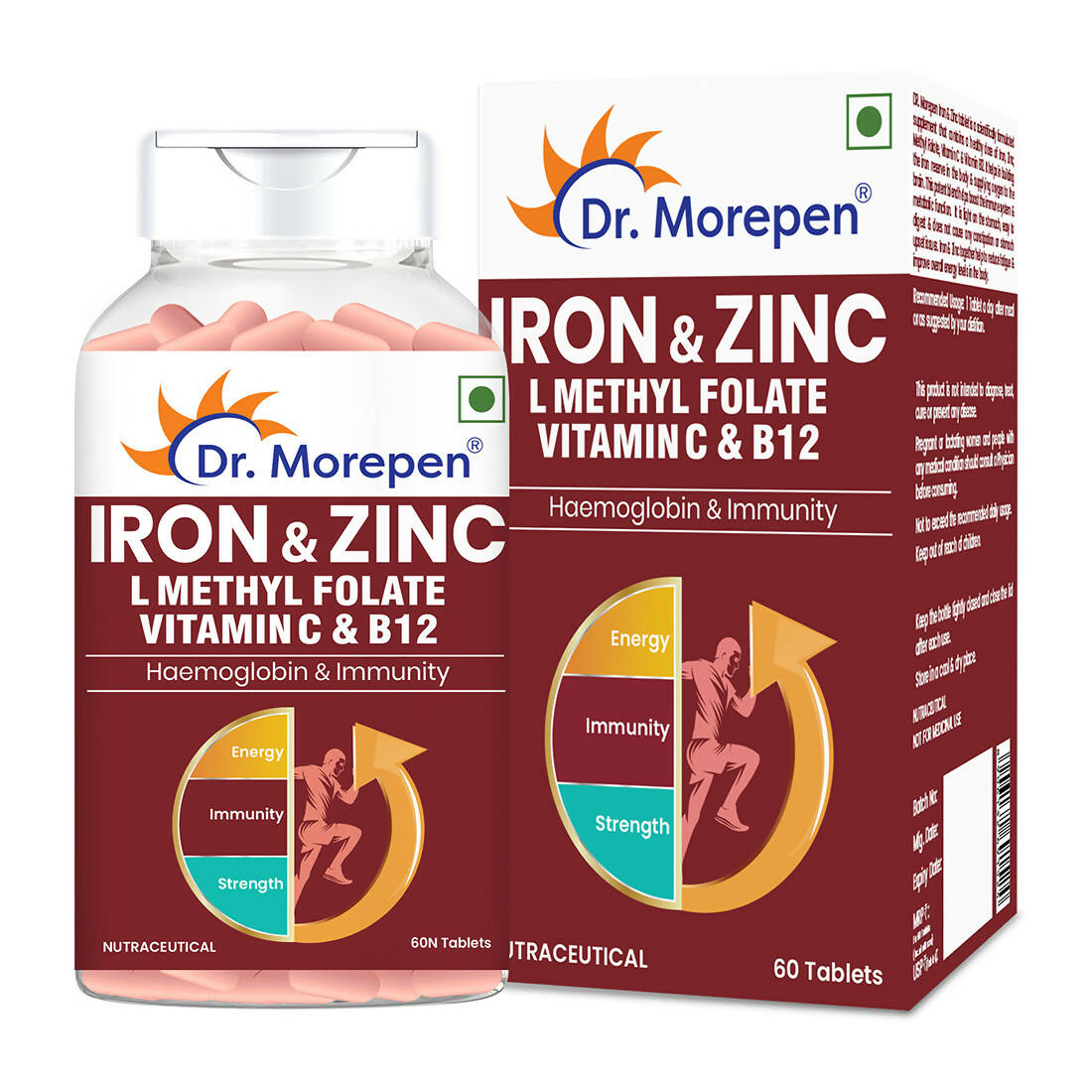 Dr. Morepen Iron & Zinc Tablets - Dr Morepen