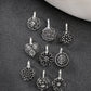 NVR Women's Set of 9 Silver-Plated German Silver Nose Pins | Swadesiicart