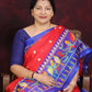 Red Colour Saree With Paithani Print Semi Soft Silk Kota Saree By Gayathri Reddy Designer Studio | Swadesiicart