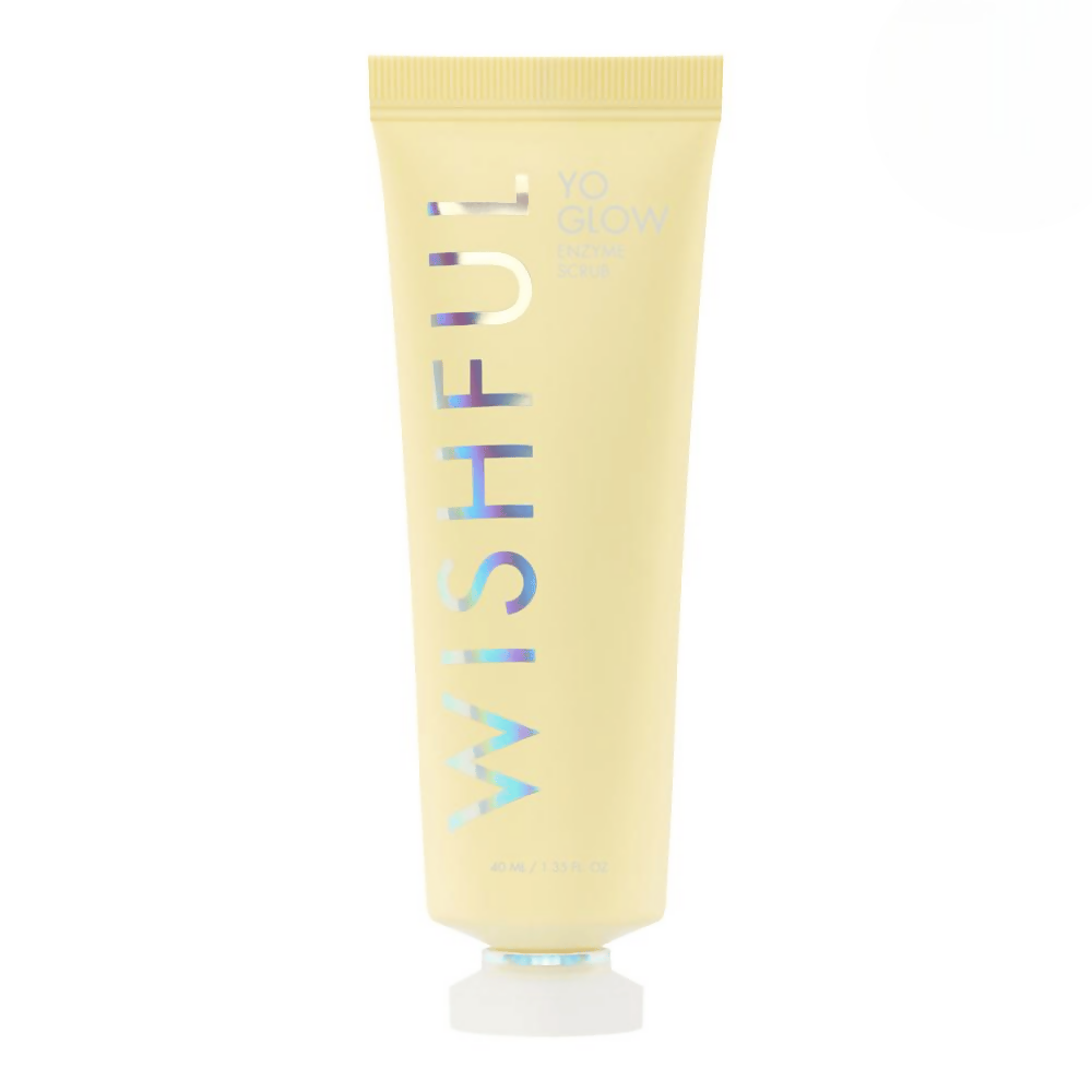 Wishful By Huda Beauty Yo Glow Enzyme Scrub - Korean Skincare | Swadesiicart