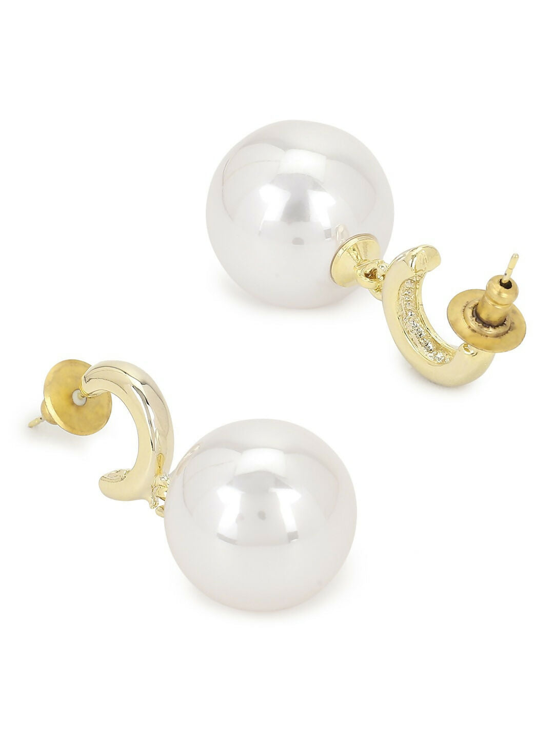 Pearl Drop Earrings- Ruby Raang | Swadesiicart