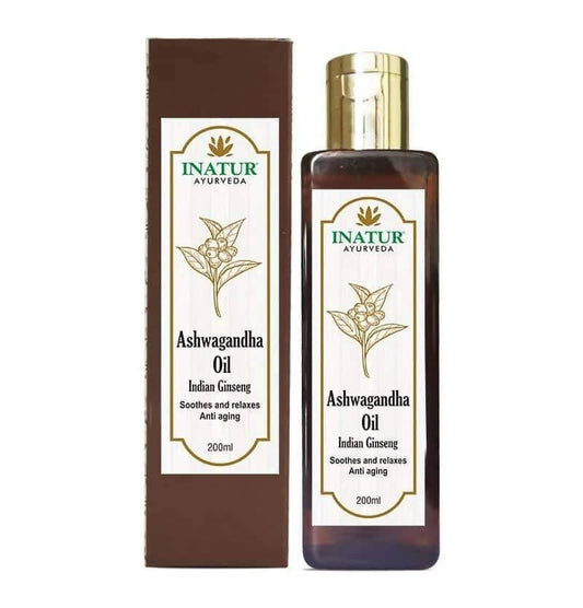 Inatur Ayurveda Ashwagandha Oil | Swadesiicart