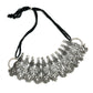 Mominos Fashion Johar Kamal Oxidised Silver-Plated Brass Finish Temple Jewellery with Earrings For Women - Swadesiicart