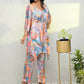 Myshka Multi - Printed Women Bling & Sparkly Co-Ords - Swadesiicart