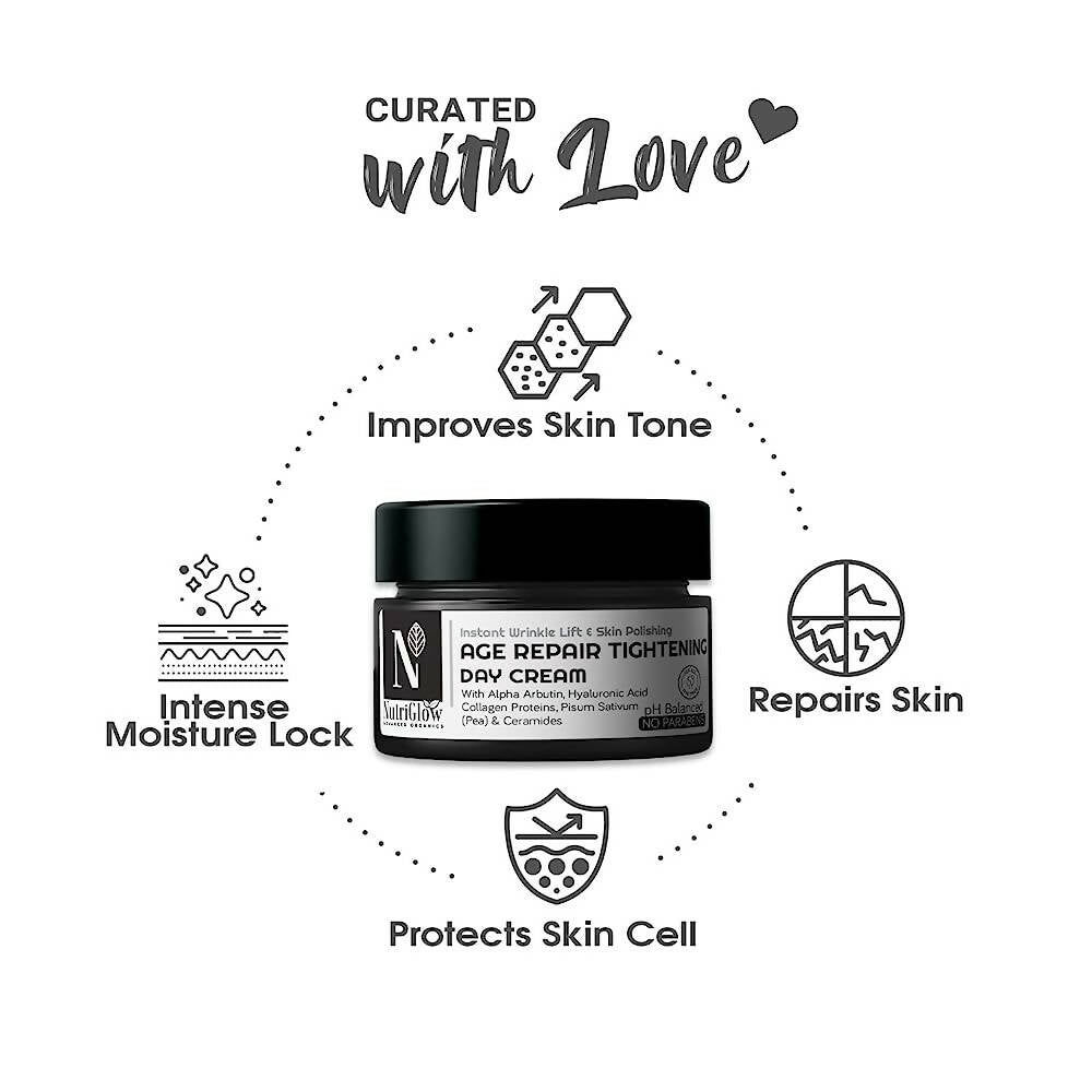 NutriGlow Advanced Organics Age Repair Tightening Day Cream - Swadesiicart
