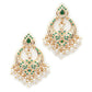 Jadau Earrings (Gold) - Ruby Raang | Swadesiicart