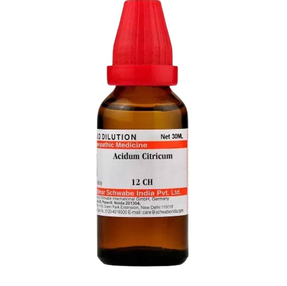 Dr. Willmar Schwabe India Acidum Citricum Dilution | Swadesiicart
