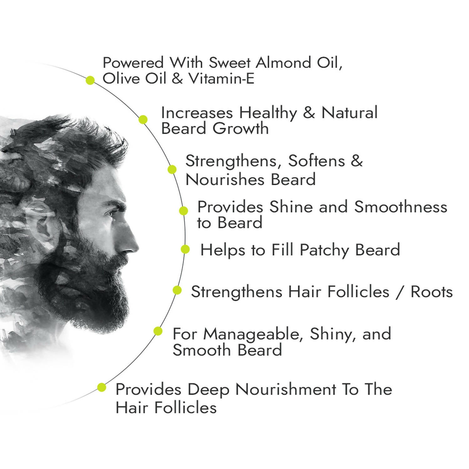 Vasu Healthcare Greeko Man Beard Oil - Swadesiicart